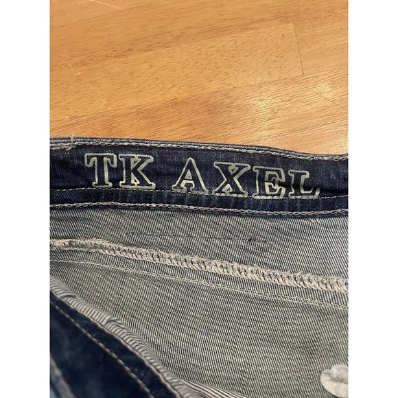 Jeans~Men's~Sz 36x30(29)~TK Axel Slim Boot Cut~Med Wash Denim~Preowned - Picture 7 of 9